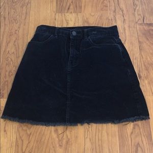 Black Corduroy Skirt Size S